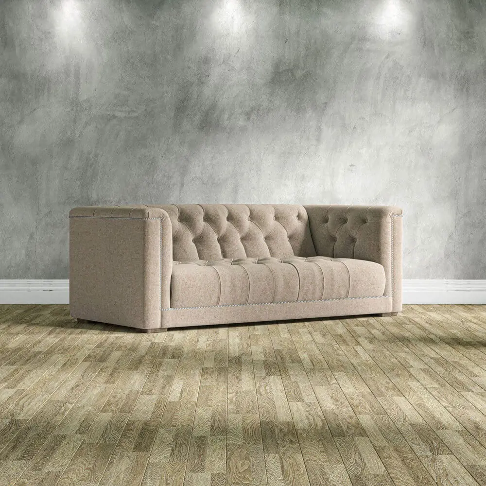 Vagabond Midi Three Seater Sofa Button Back